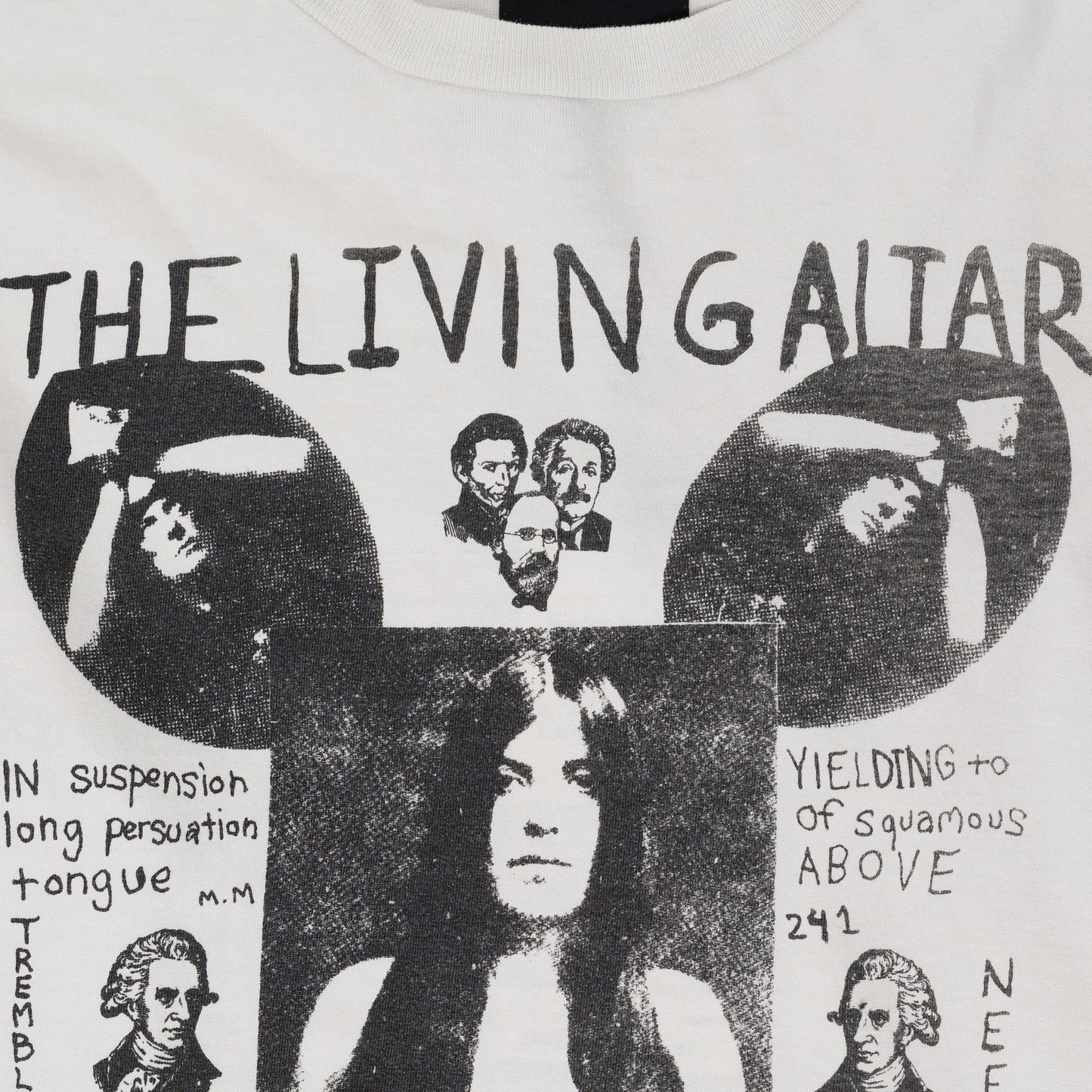 White Living Altar LS T-shirt