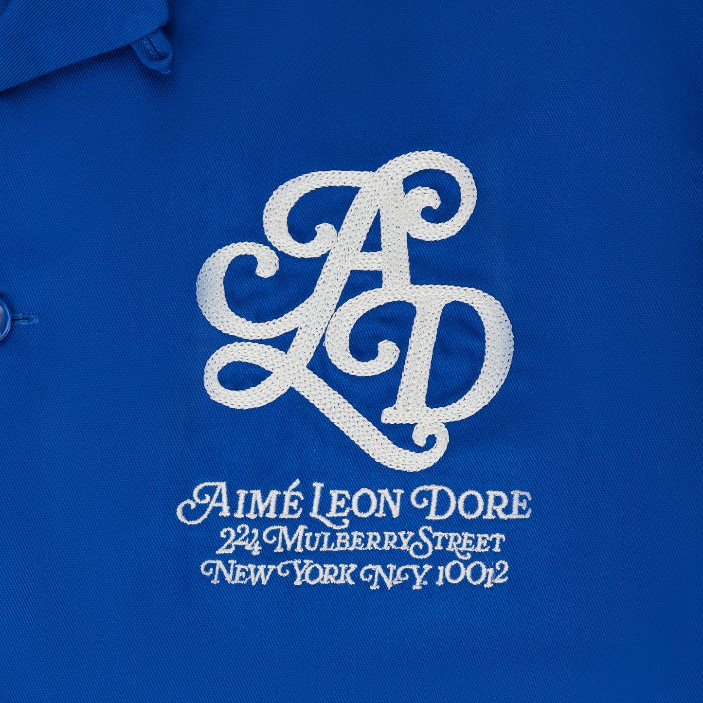 Blue SS Bowling Shirt