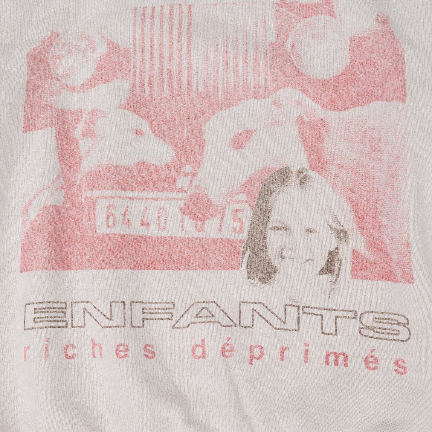 Vintage White Modular Long-Sleeve T-Shirt