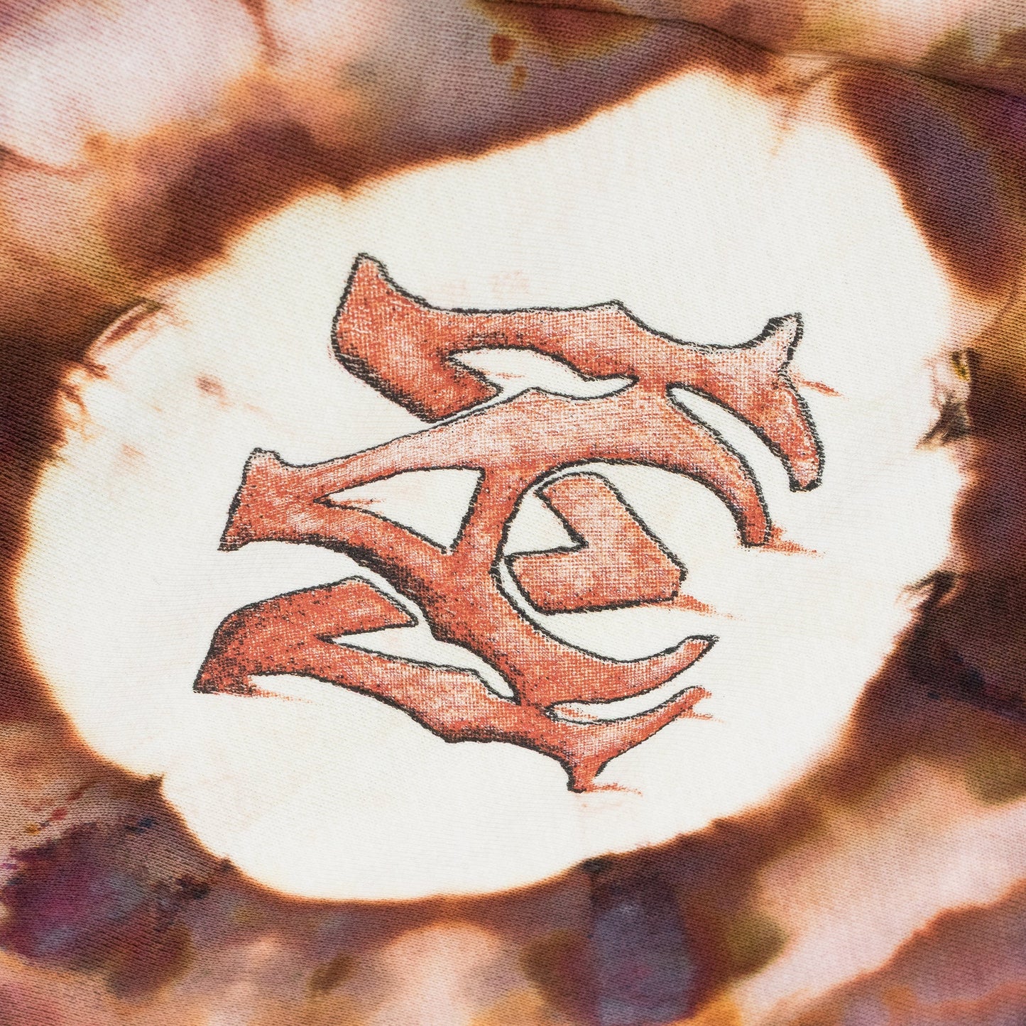 Brown Tie Dye Ma Shorts