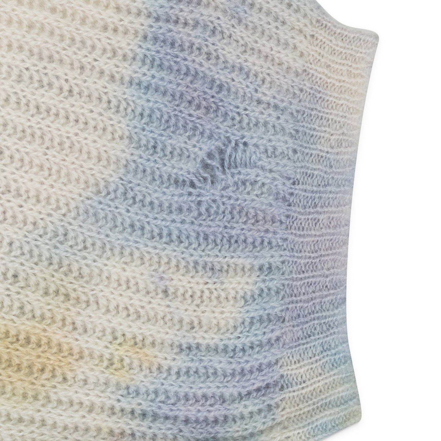 Purple Tie Dye Knit Short Sleeve Shirt