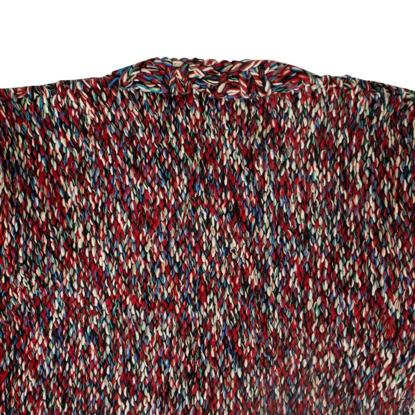 Off White C/O Virgil Abloh Rope Knit Cardigan - Red/Multicolor