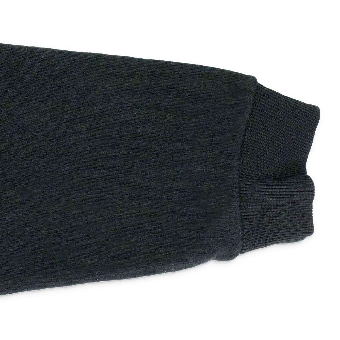BLACK LOGO ZIP HOODIE