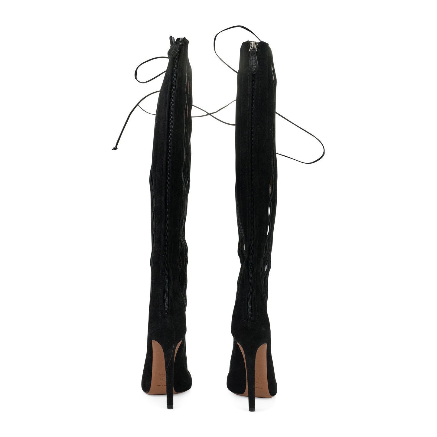 SUEDE KNEE-HIGH BOOTS