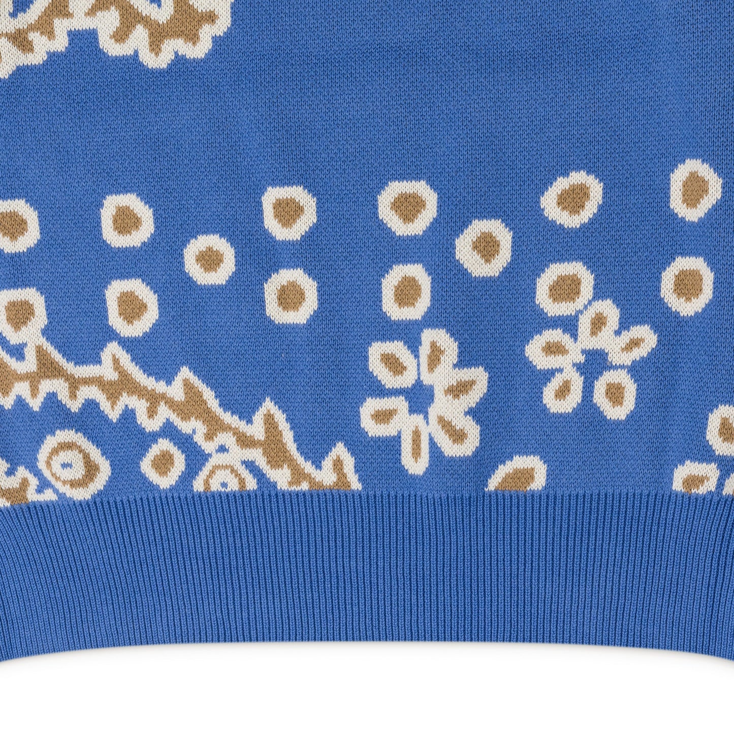 Blue Bandana Knit Sweater