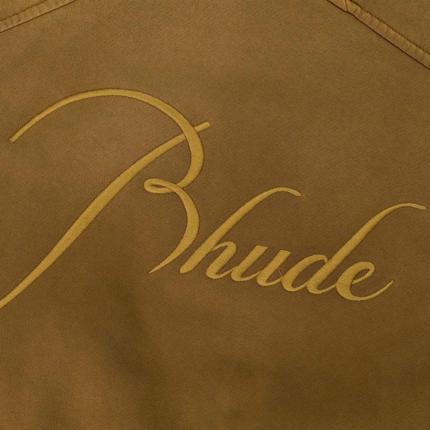 Camel Script Logo Crewneck
