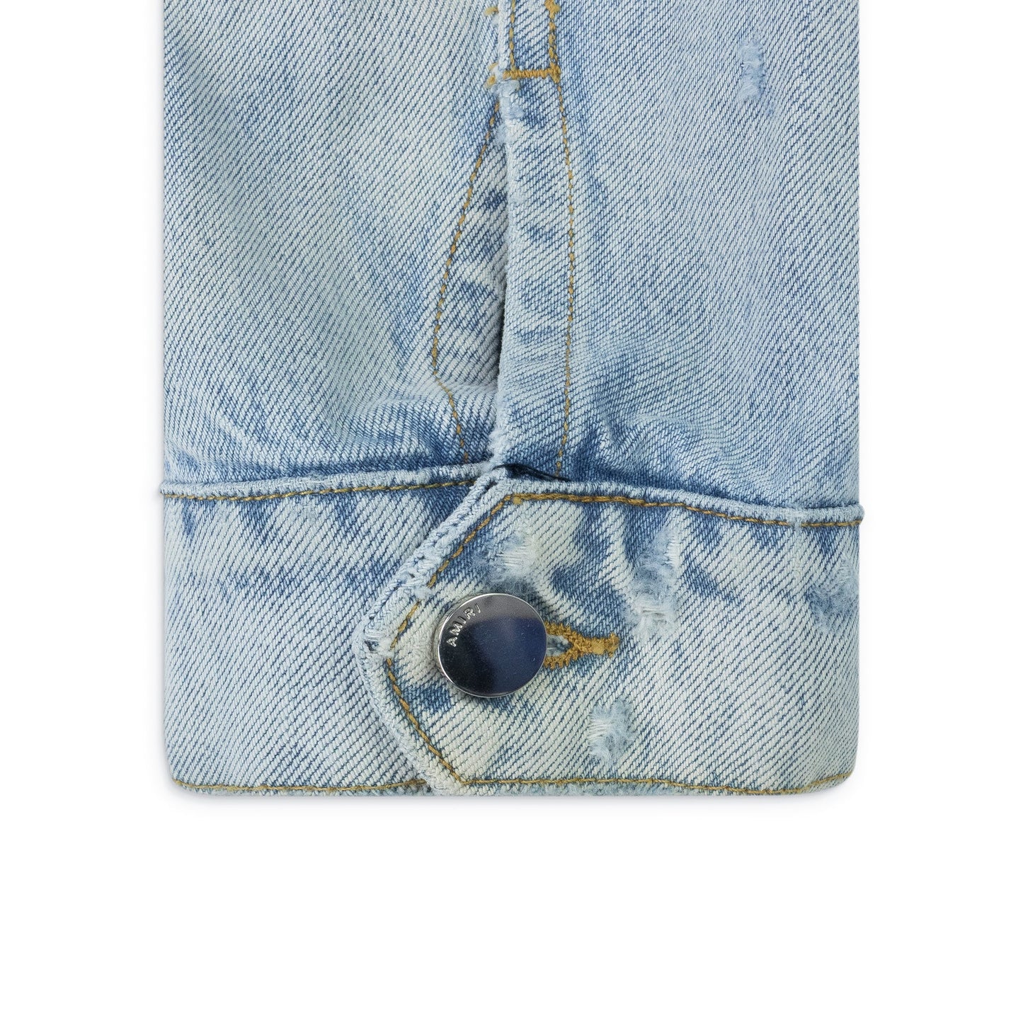 Light Indigo Rum Label Trucker Jacket