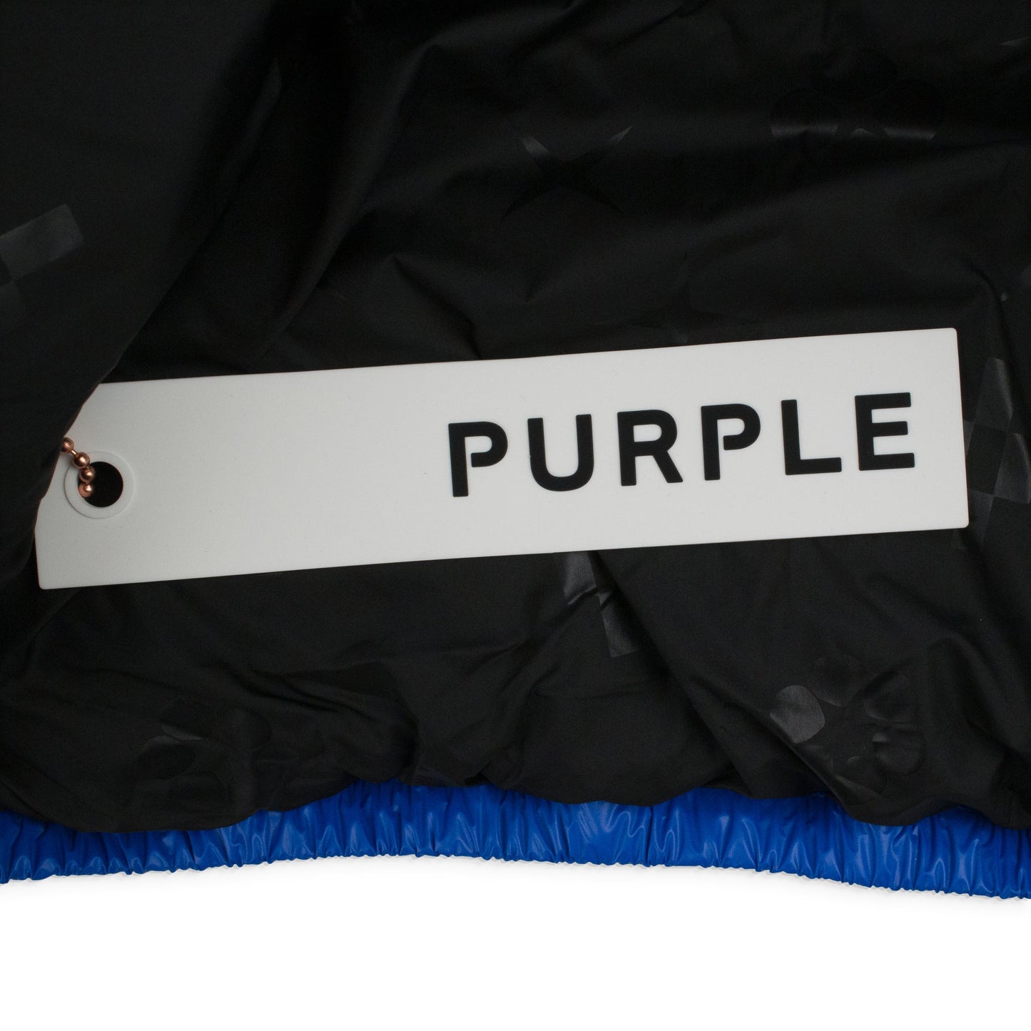 Blue Nylon Puffer Vest