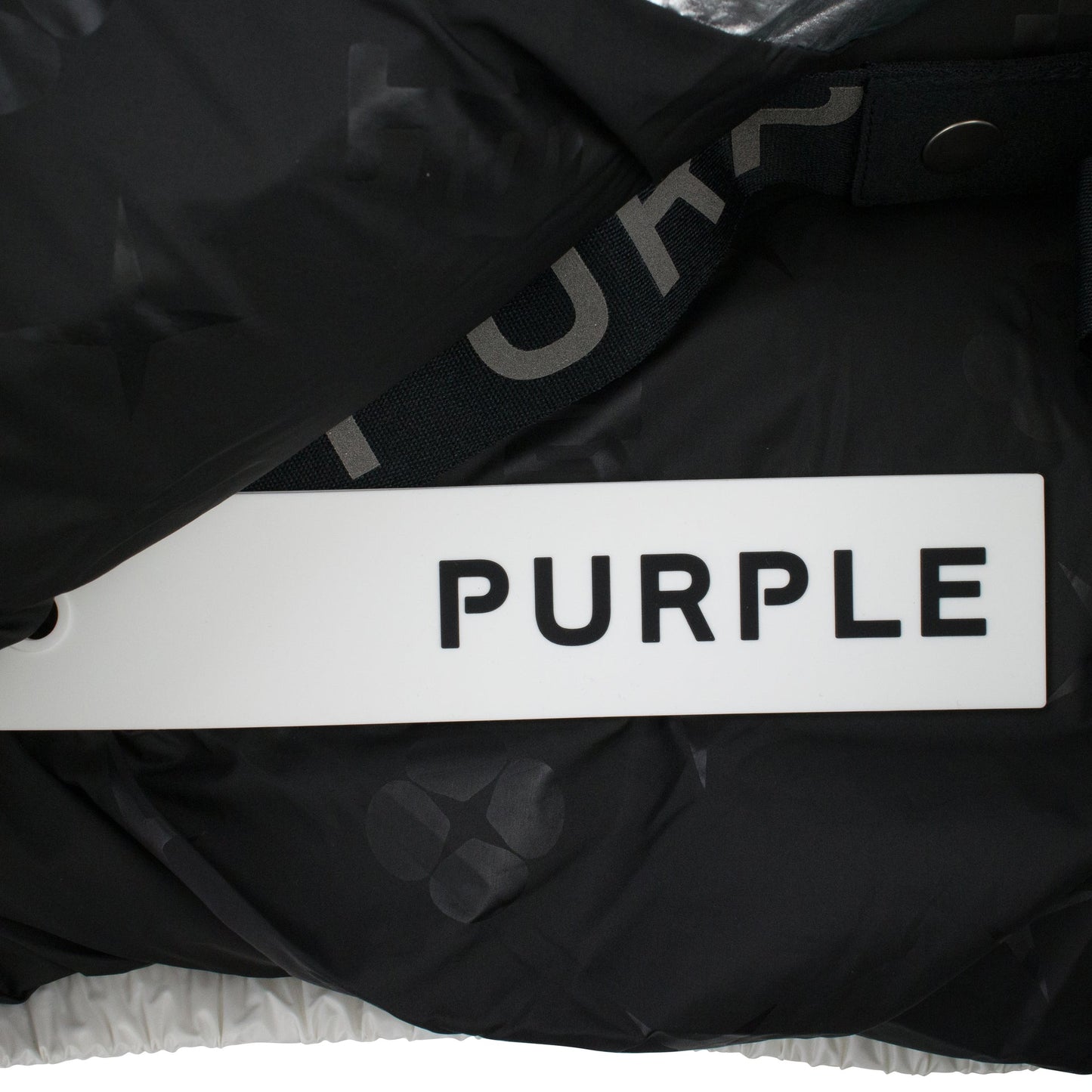 White Nylon Puffer Jacket