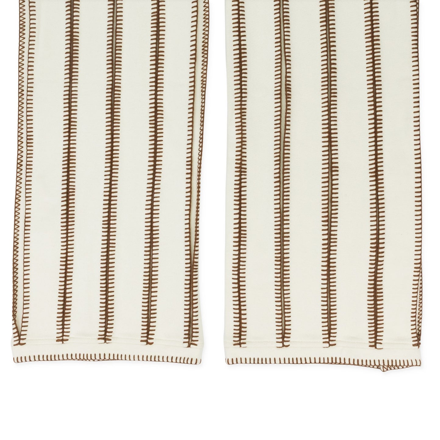 Cream Stitch Track Flare