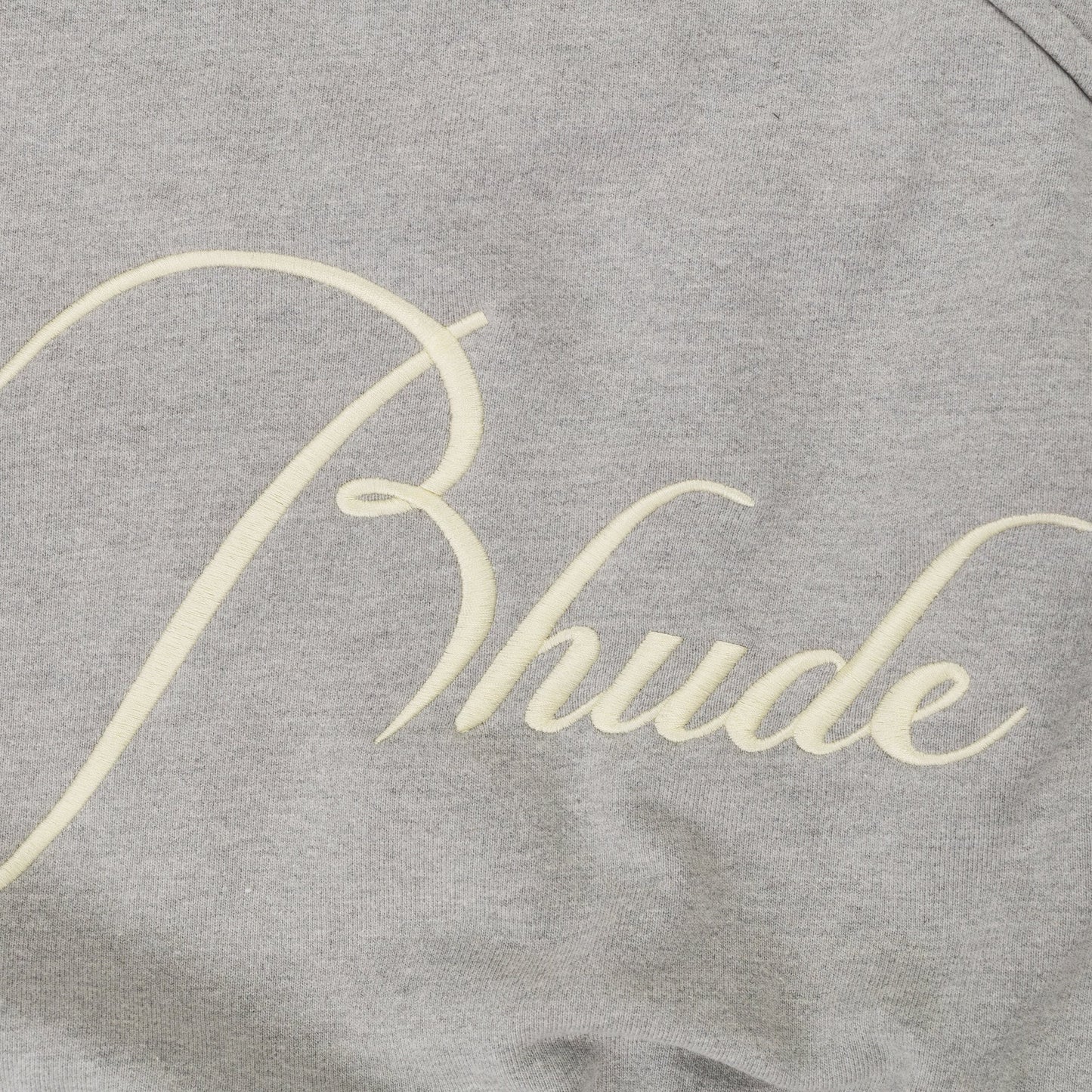 Gray Script Logo Quarter Zip