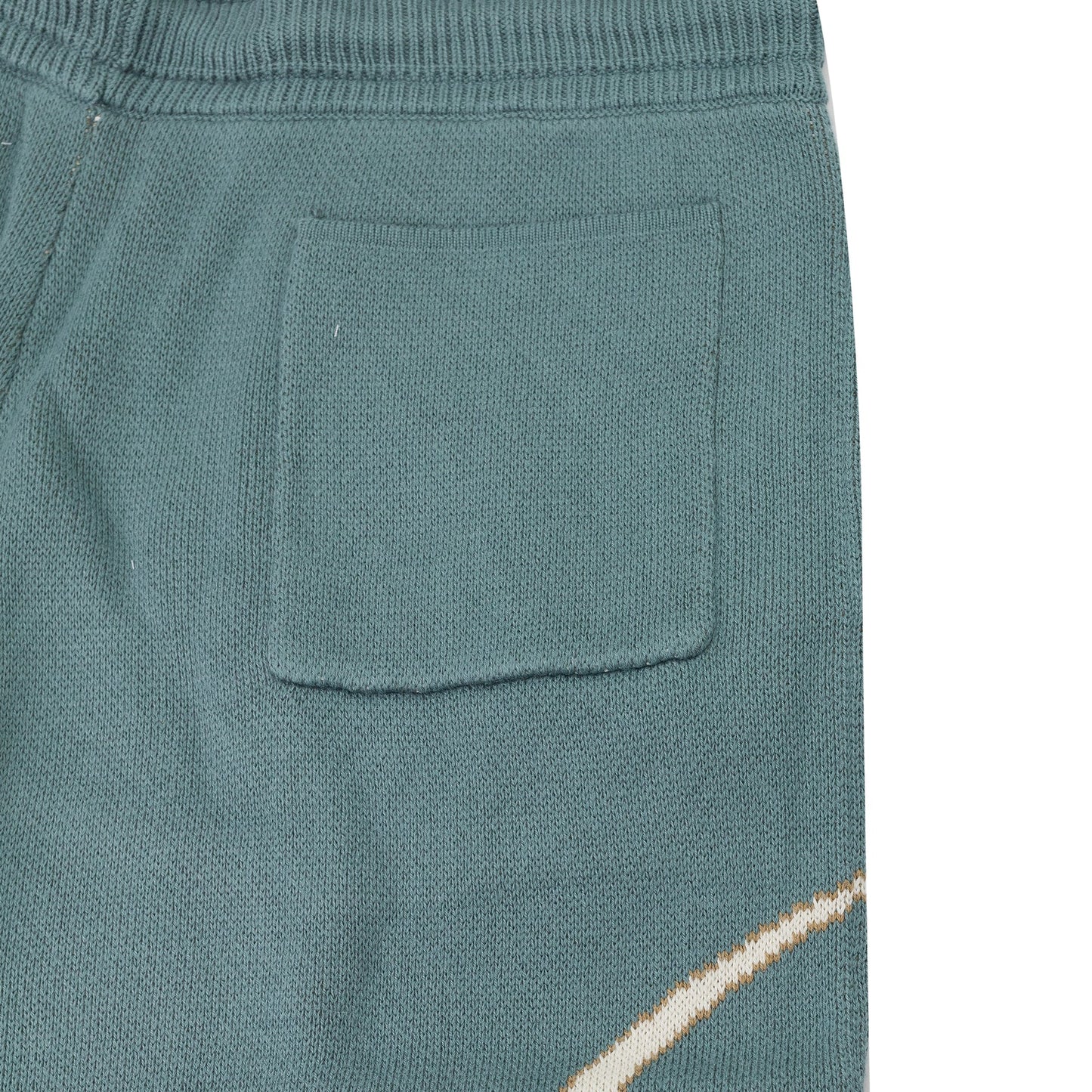 Sage Knit Script Shorts