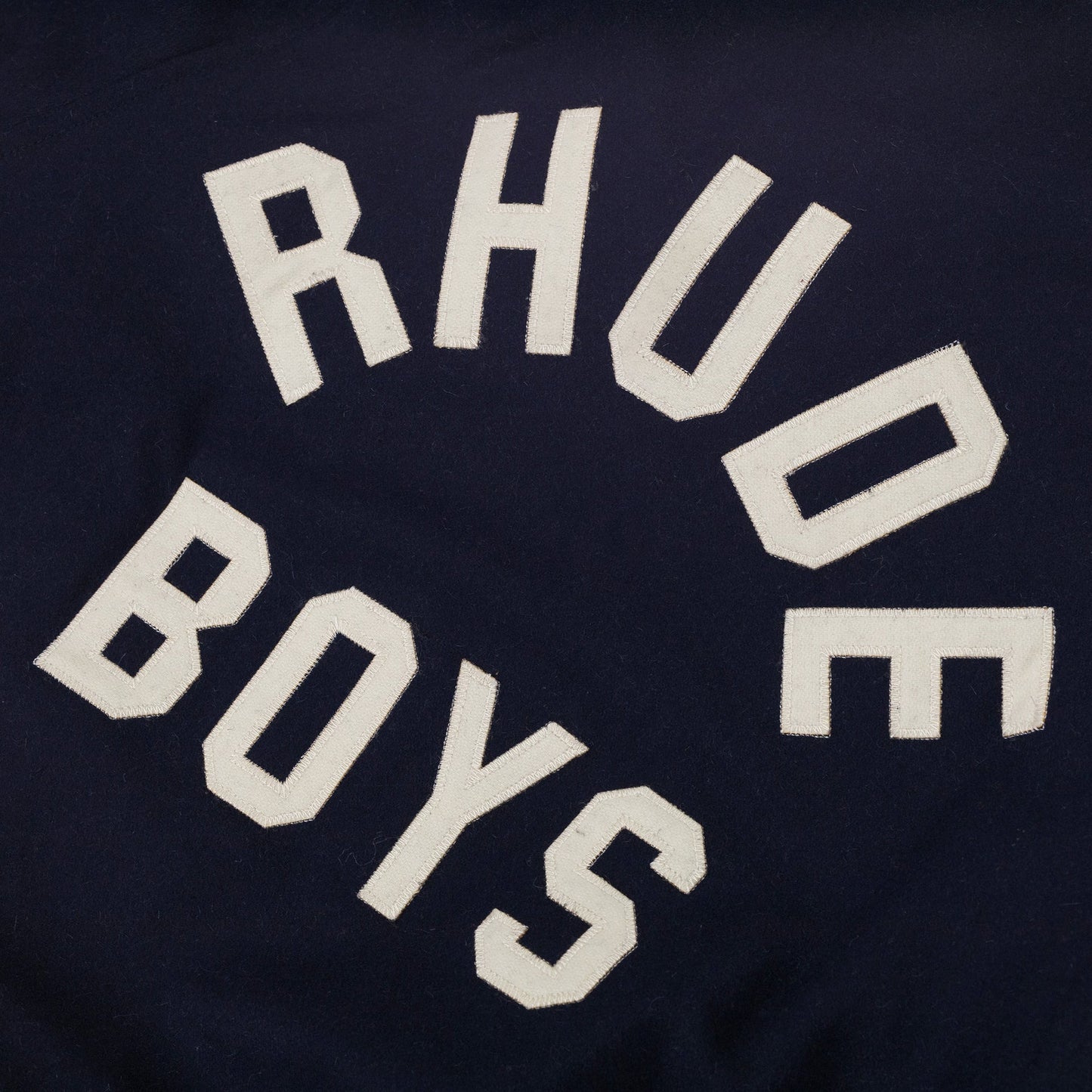 Navy Rhude Boys Signature Bomber