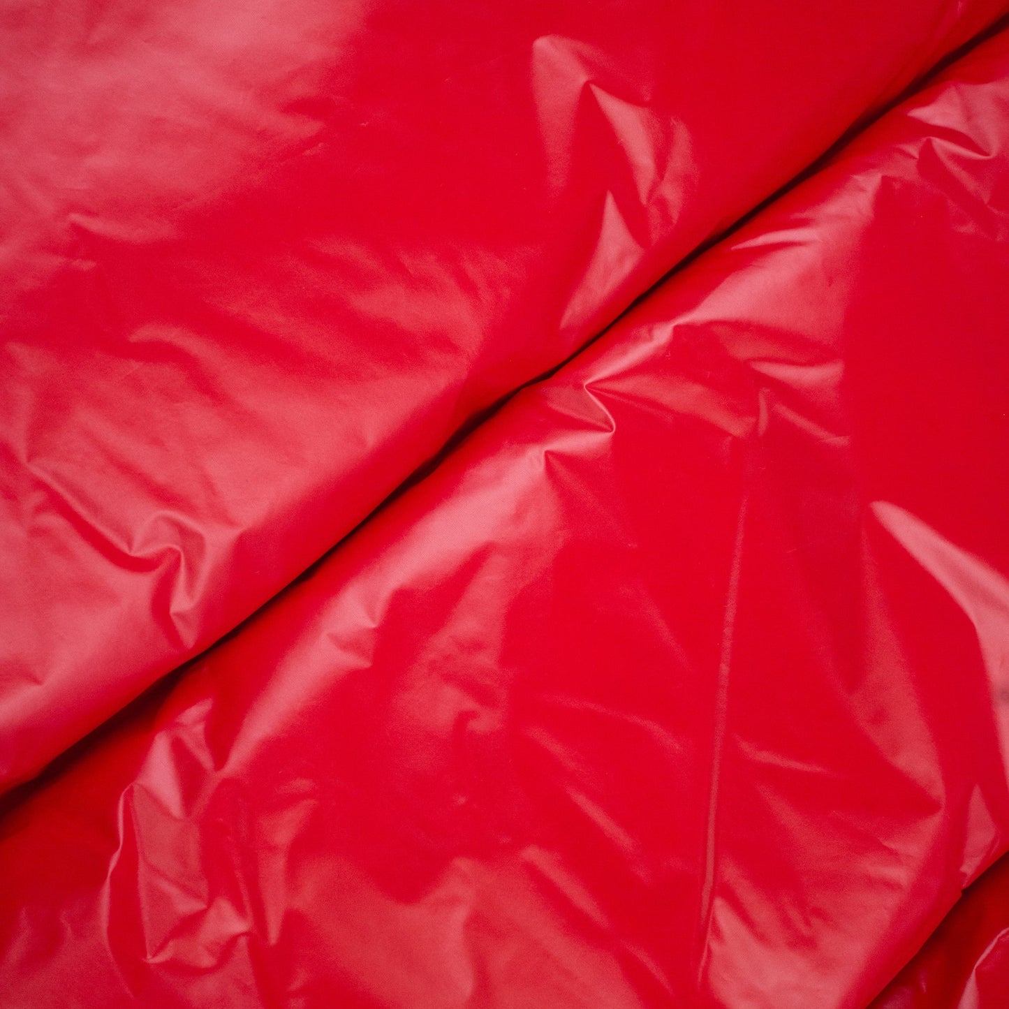Red Nylon Puffer Vest