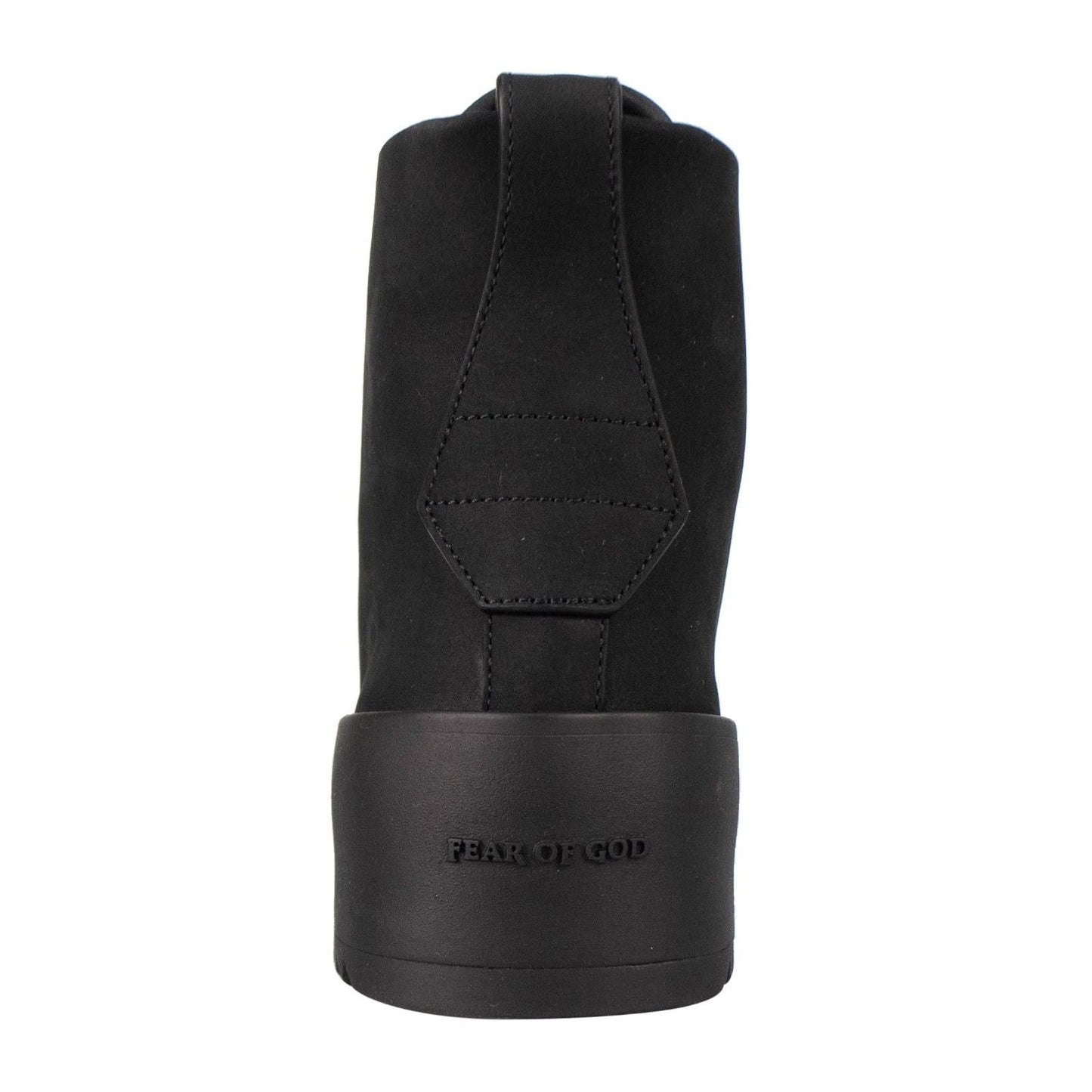 Fear Of God Nubuck Leather Lace-Up Hiking Sneakers Shoes - Black