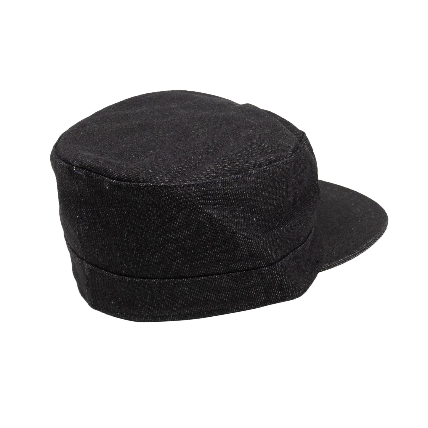 A.P.C Denim Cotton Army Style Cap - Denim