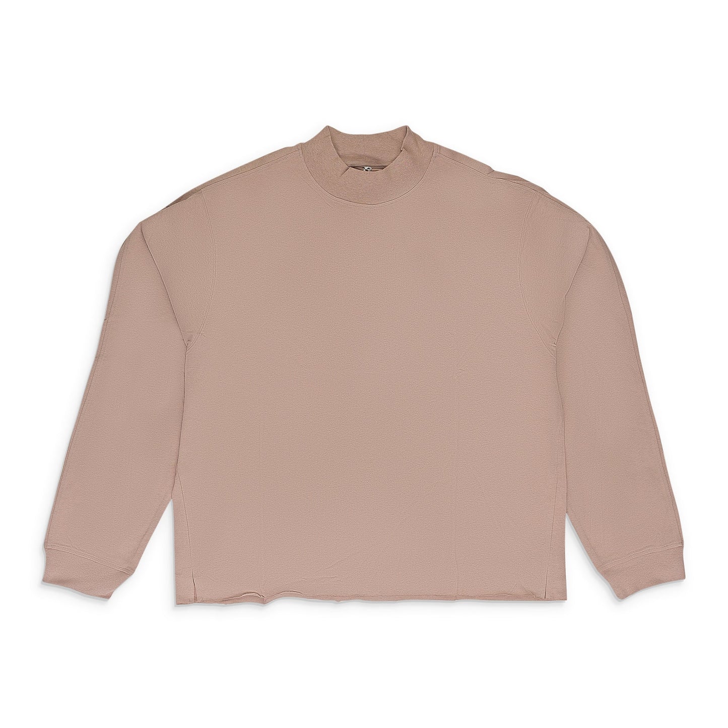 MOCK NECK LONG SLEEVE MUSHROOM SWEATSHIRT